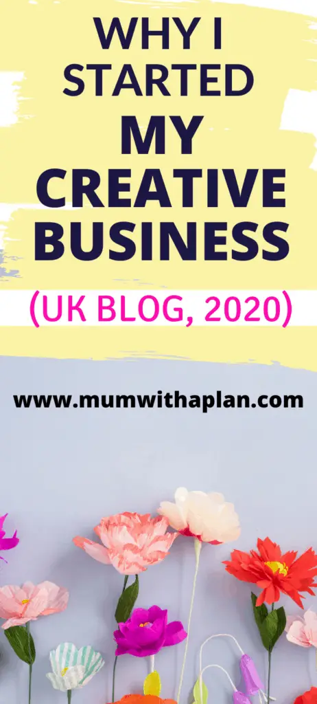 why i started my creative business